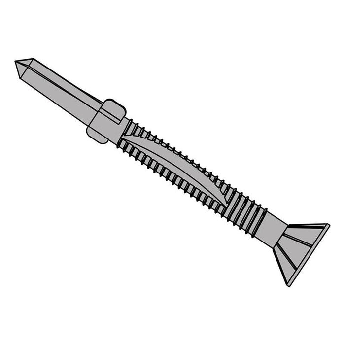 Forgefix TechFast Timber to Steel CSK/Wing Screw No.5 Tip 5.5 x 100mm Box 100 ForgeFix - Town Tools