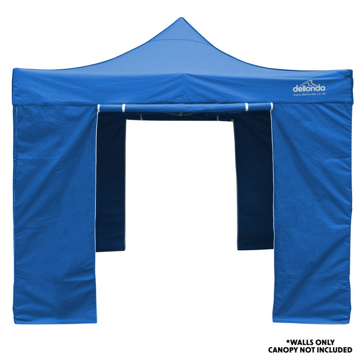 Dellonda Side Walls/Doors/Windows for Gazebo/Marquee Fits 2 x 2m Models - Blue