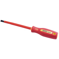 Draper Fully Insulated Plain Slot Screwdriver, 8 x (Sold Loose) 150-200mm