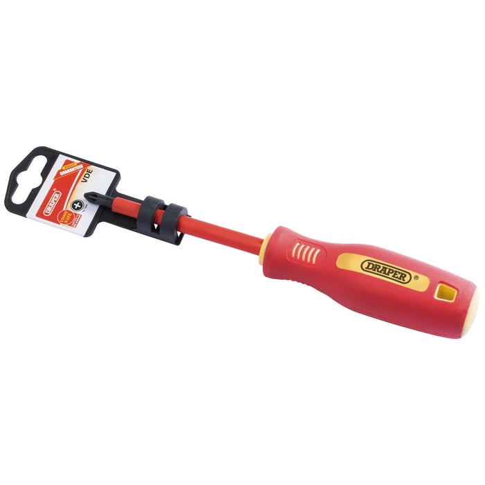 Draper Fully Insulated Soft Grip Cross Slot screwdriver 0-2