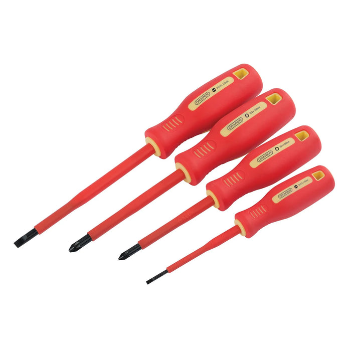 Draper Fully Insulated Screwdriver Set (4 Piece) - 952/4
