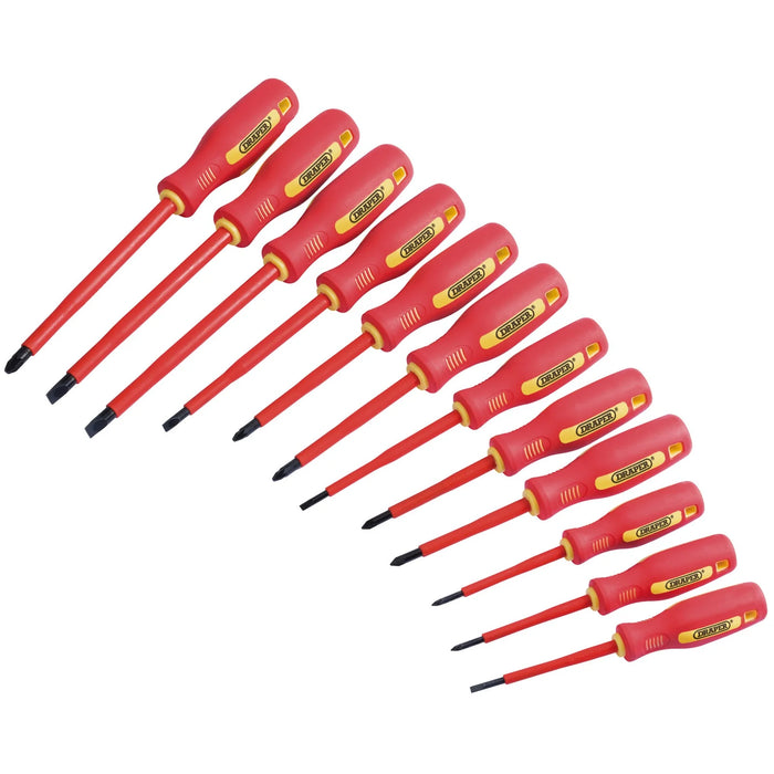 Draper Fully Insulated Screwdriver Set (12 Piece) - 952/12