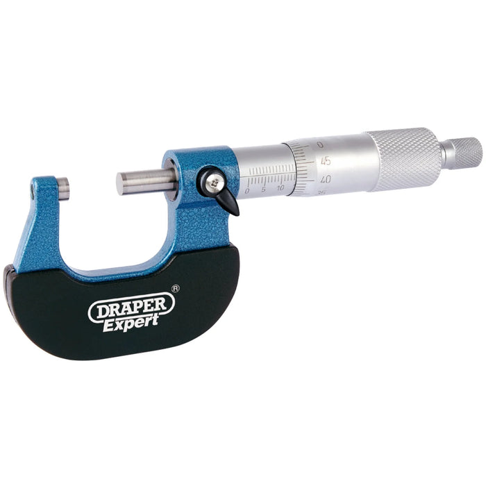 Draper Expert Metric External Micrometer, 0 - 25mm - PEM