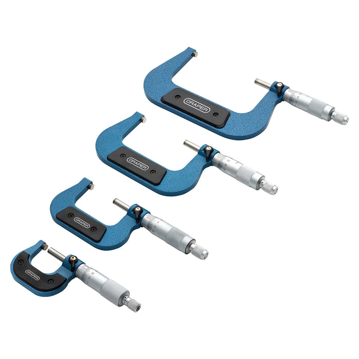 Draper Expert Metric External Micrometer Set (4 Piece) - PEM/4