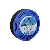 Masterplug Cassette Cable Reel 240V 13A 4-Socket Thermal Cut-Out Blue 8m