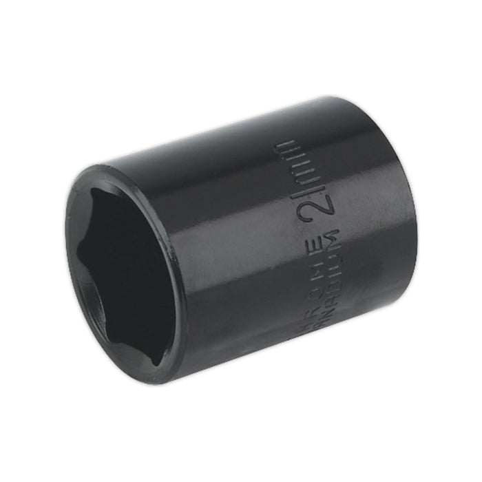 Sealey Impact Socket 21mm 1/2"Sq Drive IS1221