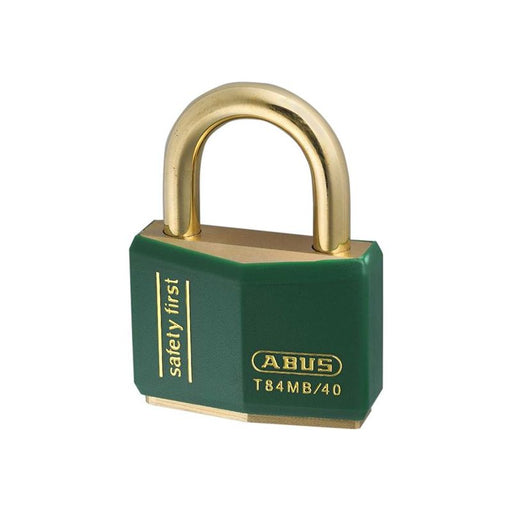 Abus Mechanical T84MB/40mm Green Rustproof Padlock ABUS Mechanical - Town Tools