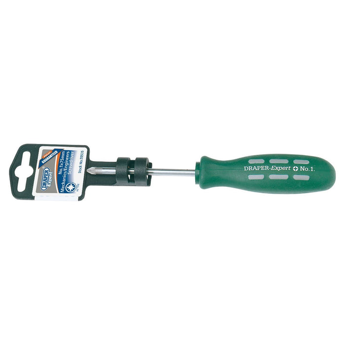 Draper Expert PZ Type Mechanic's Screwdriver, No.1 x 75mm 55505 Draper - Town Tools 