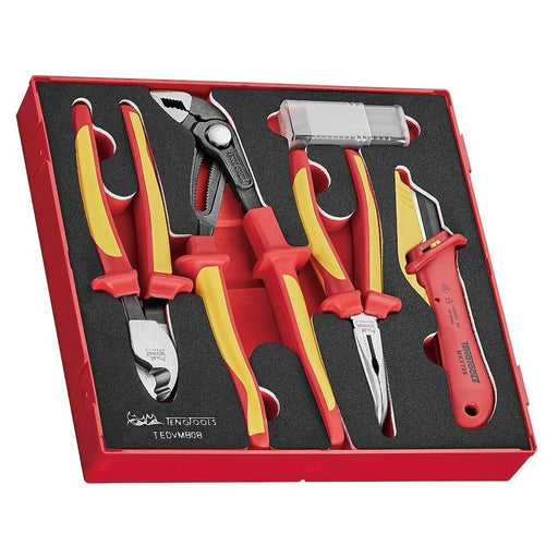 Teng Tools Insulated Plier & Knife Set FOAM2 8 Pieces Teng Tools - Town Tools 
