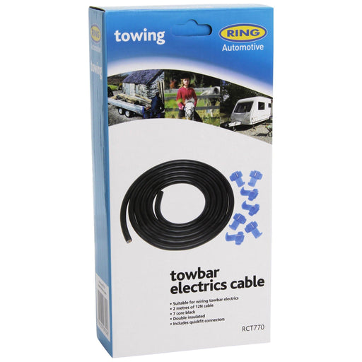 Ring Automotive RCT770 12N 7 Core (6 + 1) Cable C/W Connectors X 2 Mtrs Ring Automotive - Town Tools 