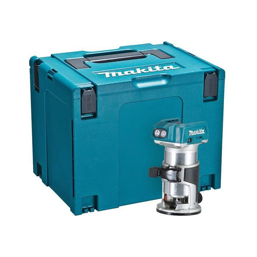 Makita DRT50ZJ BL LXT Router/Trimmer Body 1/4 & 3/8 18V Bare Unit + Case Makita - Town Tools