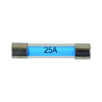 Connect Glass Auto Fuses 25A 100pc 30499