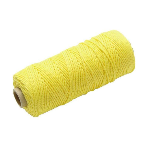 Faithfull Hi-Vis Nylon Brick Line 100m (330ft) Yellow Faithfull - Town Tools