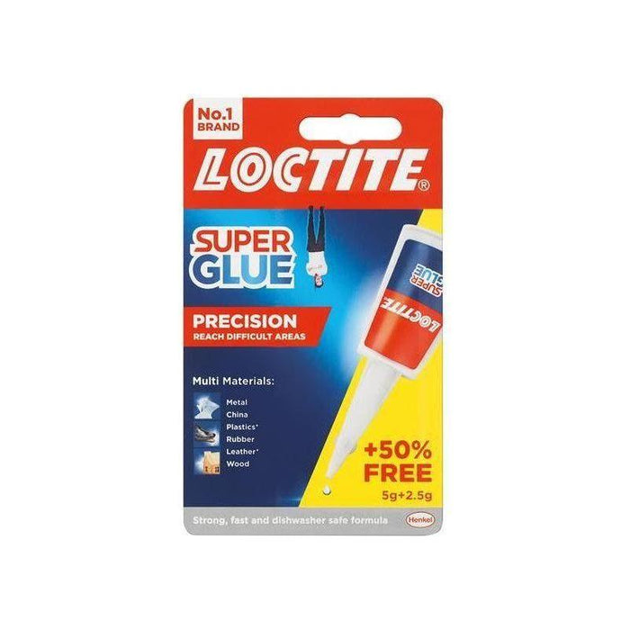Loctite Super Glue Precision Bottle 5g + 50% Extra Free Loctite - Town Tools