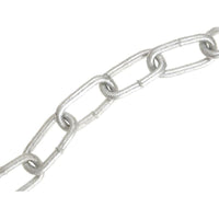 Faithfull Galvanised Chain Link 4mm x 30m Reel - Max. Load 120kg