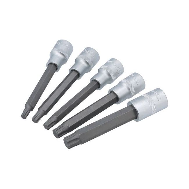 Laser Long Series Torx Plus Socket Bit Set 1/2 "D 5pc 8679 Laser - Town Tools 