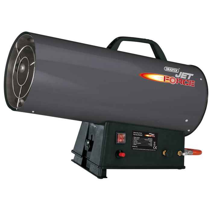 Draper Jet Force Jet Force Propane Space Heater, 34,000 BTU/10-40kw