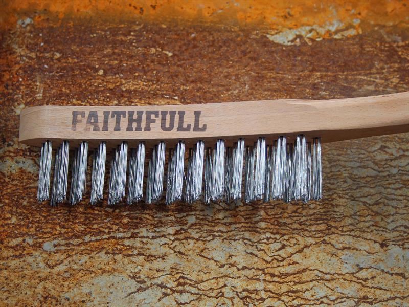Faithfull Lightweight Scratch Brush, Three Row Faithfull - Town Tools
