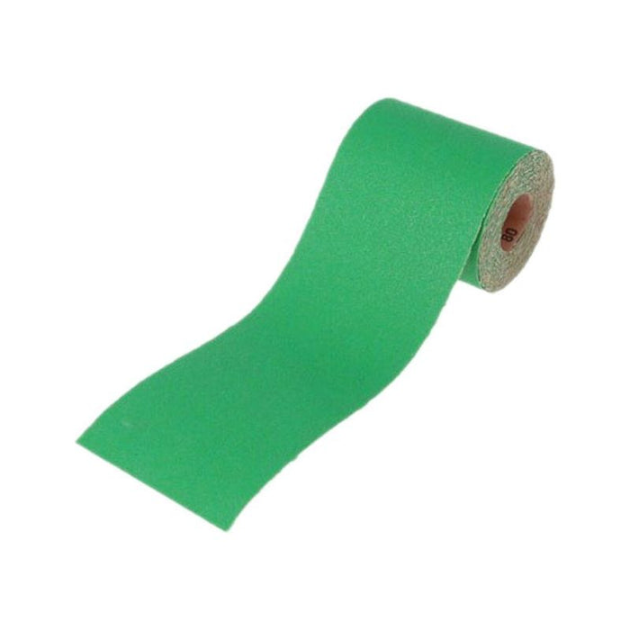 Faithfull Aluminium Oxide Sanding Paper Roll Green 100mm x 50m 120G Faithfull - Town Tools