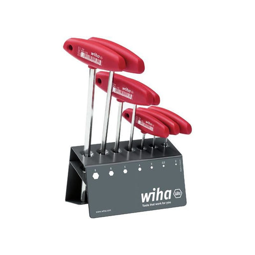 Wiha L-key with T-handle Set, 8 Piece Wiha - Town Tools