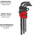 Teng Tools Ball Point Hex Key Set CR-MO 9 Pieces Teng Tools - Town Tools 