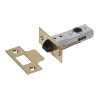 Union J2600 3.0 Tubular Latch Essentials Polished Brass 79mm 3in Boxed
