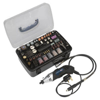 Sealey Multipurpose Rotary Tool & Engraver Kit 219pc 230V E5188
