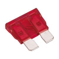 Sealey Automotive Standard Blade Fuse 10A Pack of 50 SBF1050