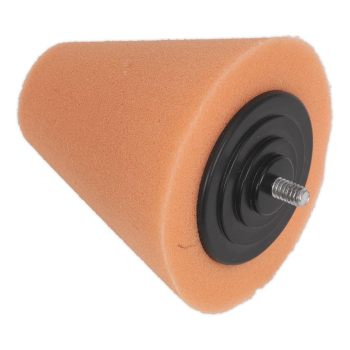 Sealey Buffing & Polishing Foam Cone Orange/Firm PTCCHC85O Sealey - Town Tools 