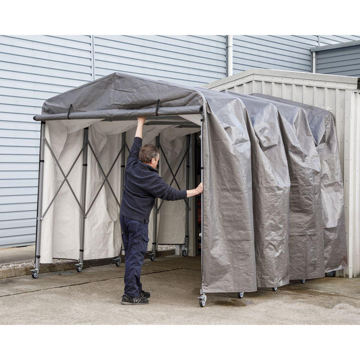 Sealey Extending Steel Garage Extension 2.5 x 4.5 x 2.5m FGE01 Sealey - Town Tools 