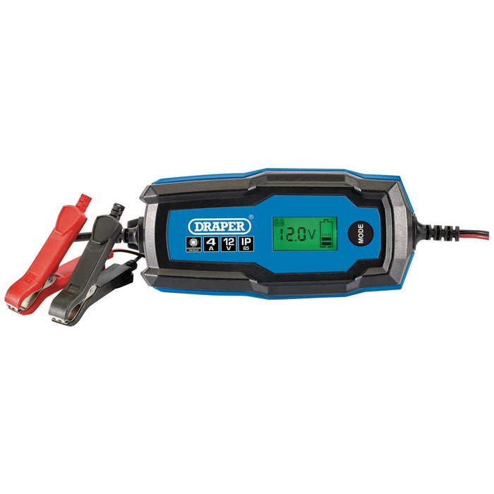 Draper 12V Smart Charger and Battery Maintainer, 4A 53489 Draper - Town Tools 