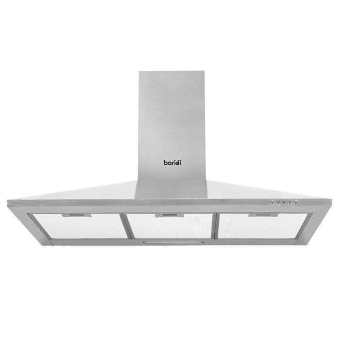 Baridi Cooker Hood with Carbon Filters 90cm - Stainless Steel DH127 Baridi - Town Tools 