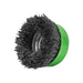 Faithfull Wire Cup Brush 80mm M14x2, 0.30mm Stainless Steel Wire Faithfull - Town Tools