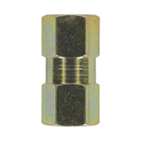Sealey Brake Tube Connector M10 x 1mm Female to Female Pack of 10 BC10100F