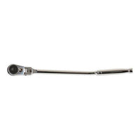 Laser Low Profile Flexi-Head Ratchet with Cranked Handle 3/8"D 7065