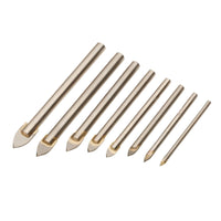 Draper TCT Tile and Glass Drill Bit Set (8 Piece) - DBTGS2