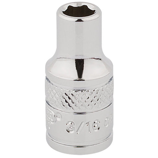 Draper Expert HI-TORQ® 6 Point Socket, 1/4" Sq. Dr., 3/16" - B-AF