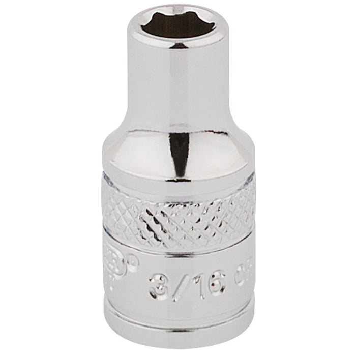 Draper Expert HI-TORQ® 6 Point Socket, 1/4" Sq. Dr., 3/16" - B-AF
