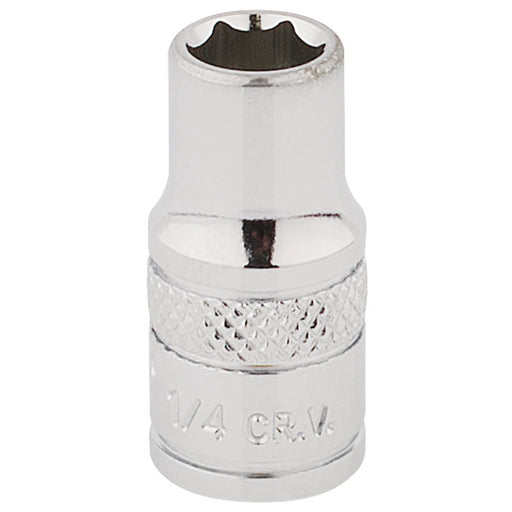 Draper Expert HI-TORQ® 6 Point Socket, 1/4" Sq. Dr., 1/4" - B-AF