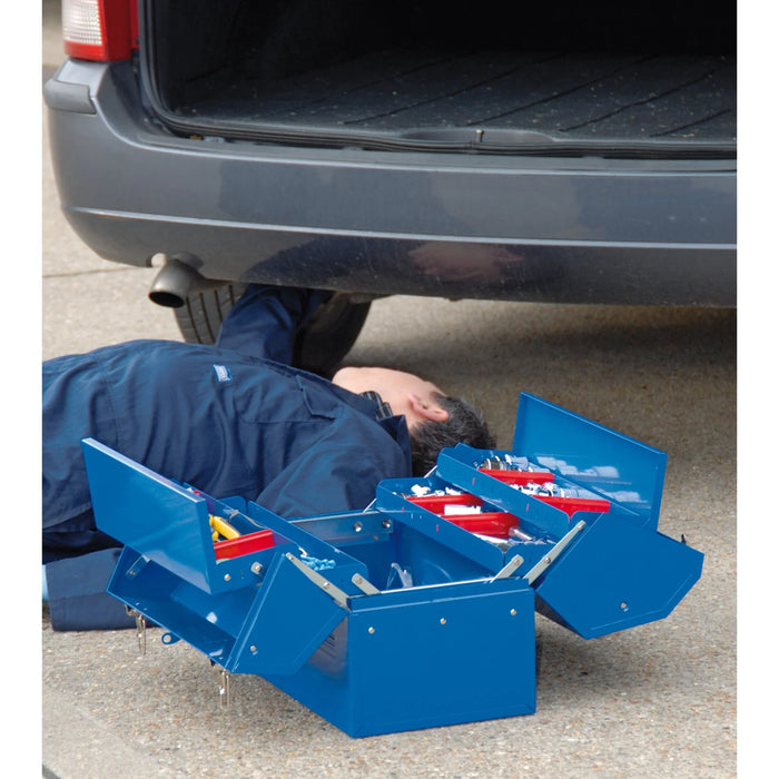 Draper Barn Type Tool Box with 4 Cantilever Trays, 460mm - TB459B