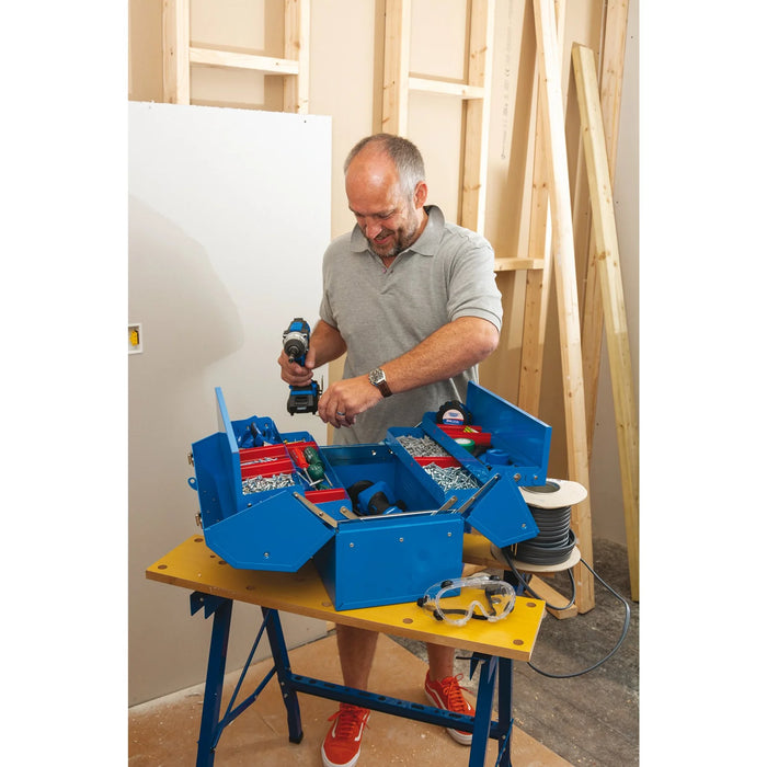 Draper Barn Type Tool Box with 4 Cantilever Trays, 460mm - TB459B