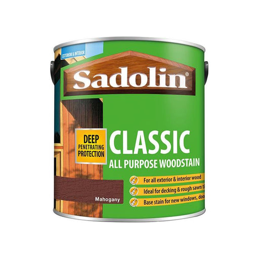 Sadolin Classic Wood Protection Mahogany 2.5 litre Sadolin - Town Tools