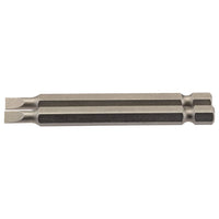 Draper Plain Slot Insert Bit, 4.5mm, 1/4" Hex, 75mm Long (Pack of 2) 64295