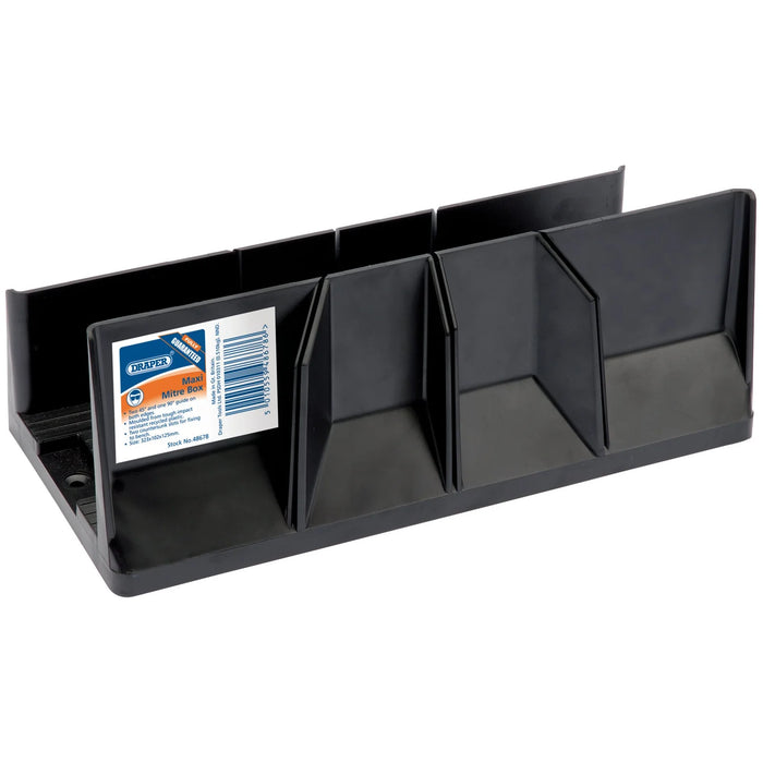 Draper Maxi Mitre Box, 45˚ & 90˚, 322 x 102 x 100mm - 3617A