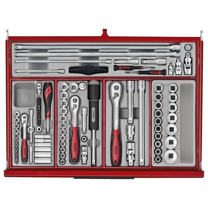 Teng Tools 26" PRO35™ roller cabinet tool kit 628 pieces red Town Tools - Town Tools