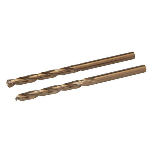 Silverline Cobalt Drill Bits 2pk 5.0mm Silverline - Town Tools 