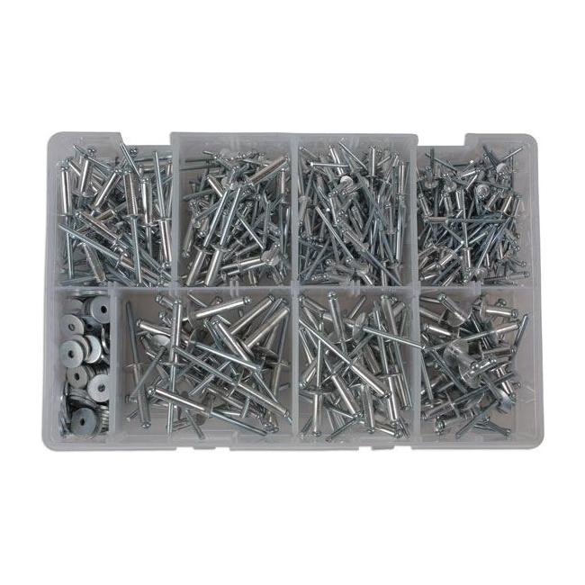 Connect Assorted Popular Rivets 475pc 31843 Tool Connection - Town Tools 