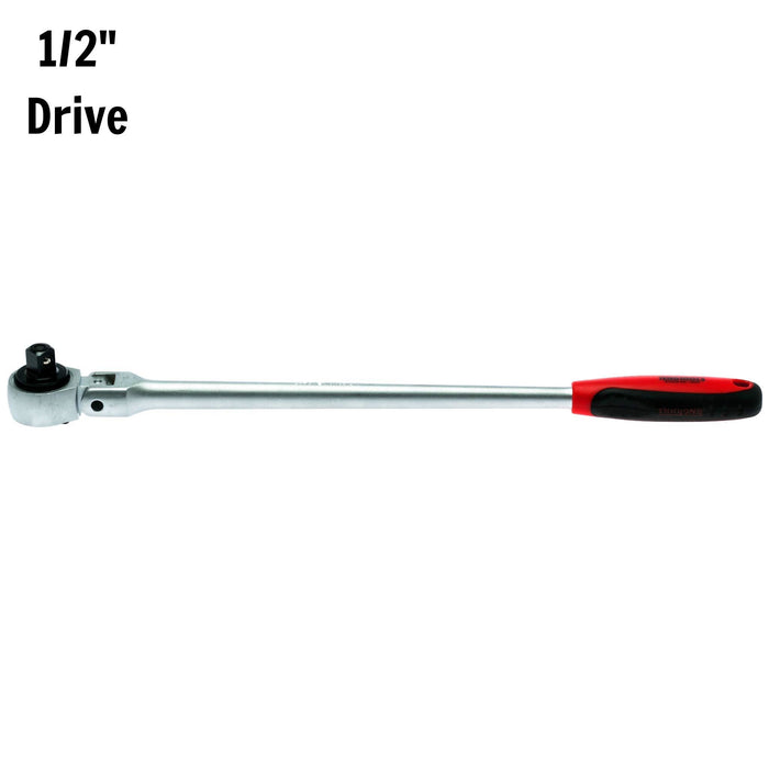 Teng Tools 1/2" Long Ratchet Flexible Head 45 Teeth 400mm Teng Tools - Town Tools 