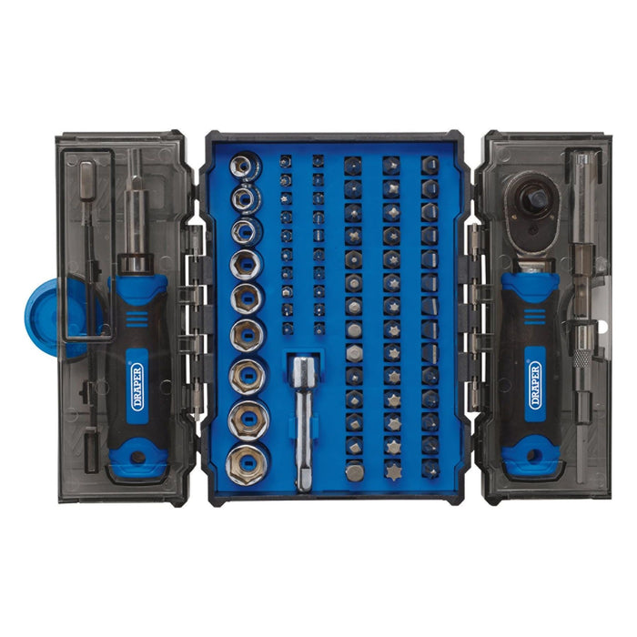 Draper Ratchet and Screwdriver Bit Set (78 Piece) 28029 Draper - Town Tools 