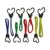Faithfull Flat Bungee Cord Set 8 Piece
